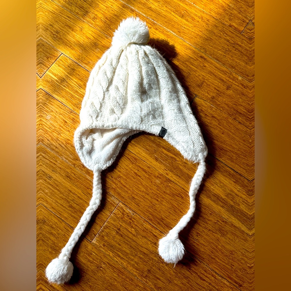 north face hat white